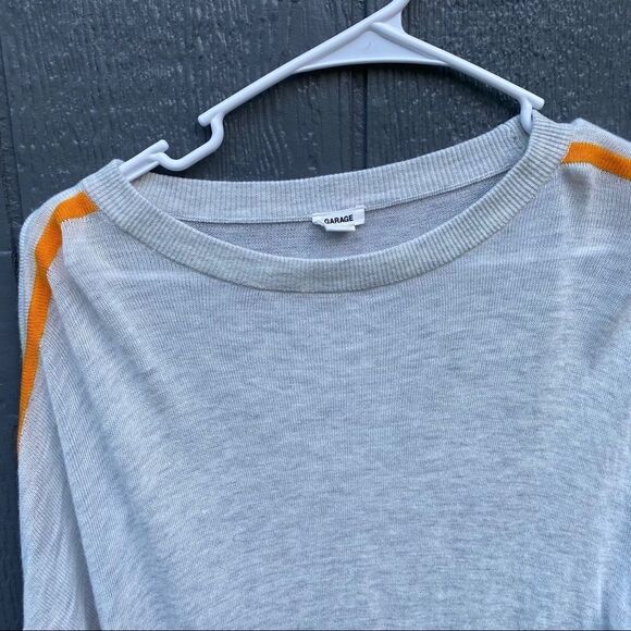 Garage Brand Shirt Lot of 2 T-shirt LS Crop Sweater s/p p/s - Picture 7 of 10